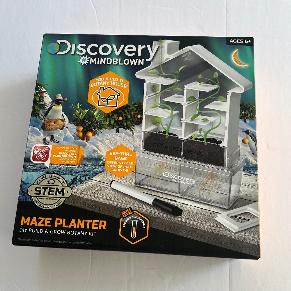 STEM DIY Build & Grow Maze Planter Botany House